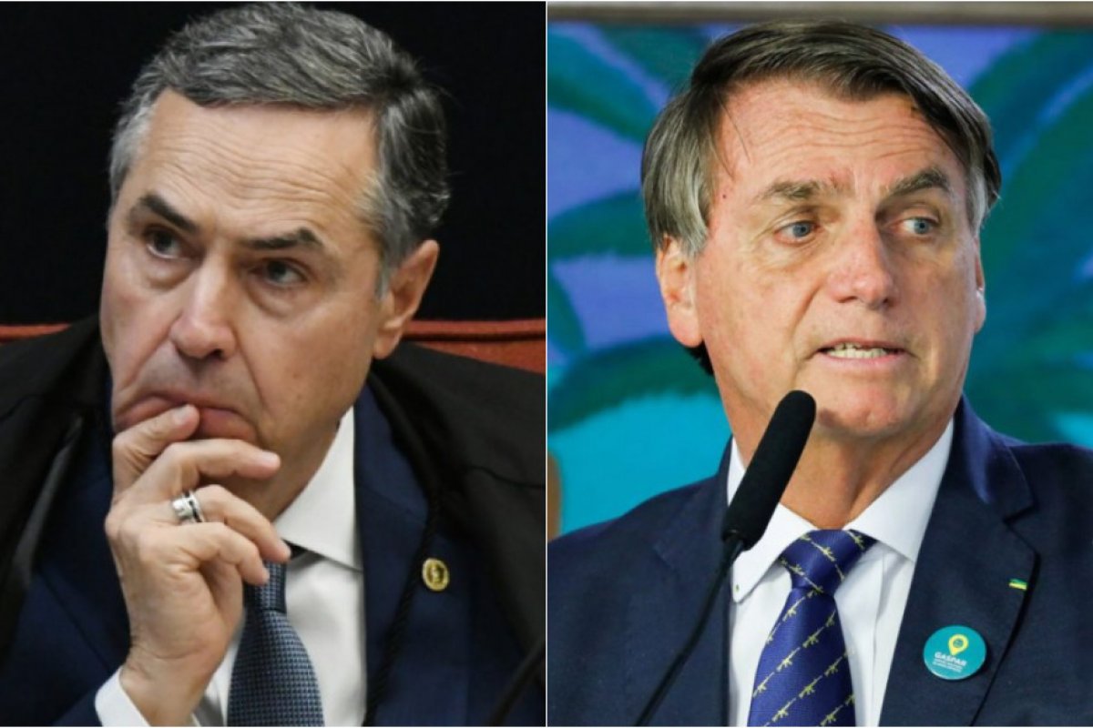 "Mentir precisa voltar a ser errado de novo", diz Barroso em resposta a Bolsonaro