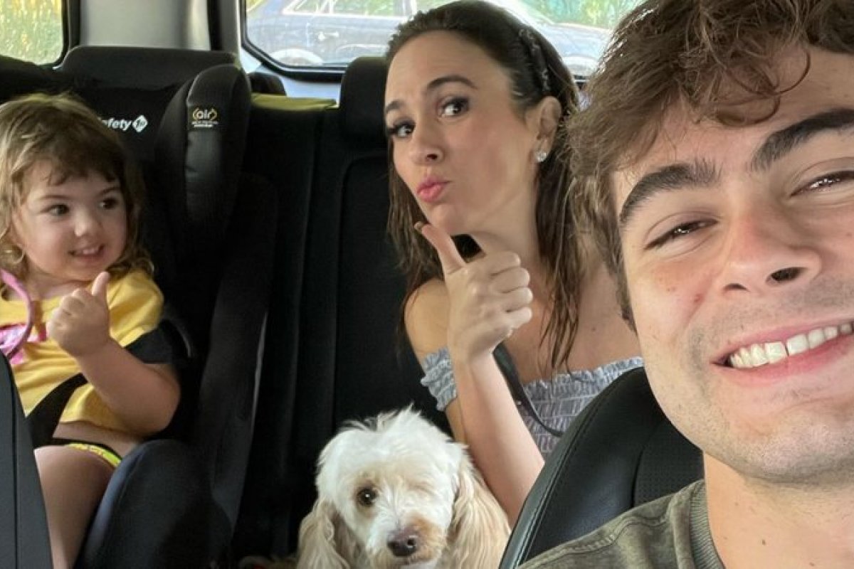 Rafael Vitti compartilha fotos de Clara Maria, sua herdeira com a apresentadora Tata Werneck em passeio na floresta!