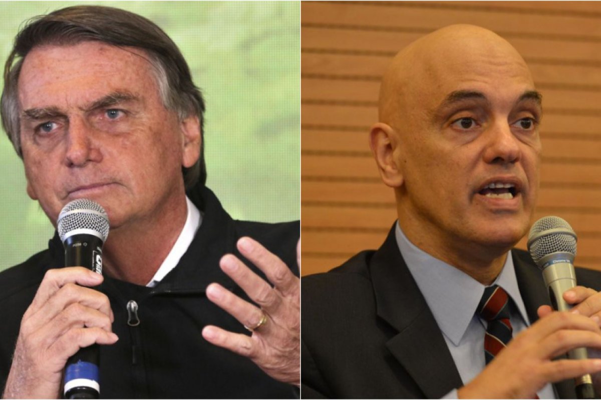 Bolsonaro confirma ida à posse de Moraes no TSE e presenteia ministro