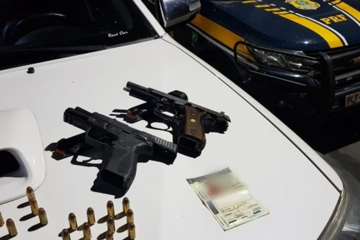 PRF apreende armas e munições no sul da Bahia