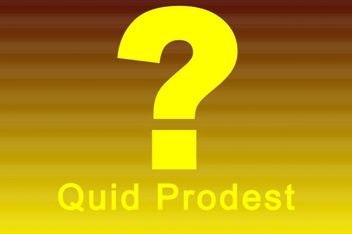 Quid Prodest?