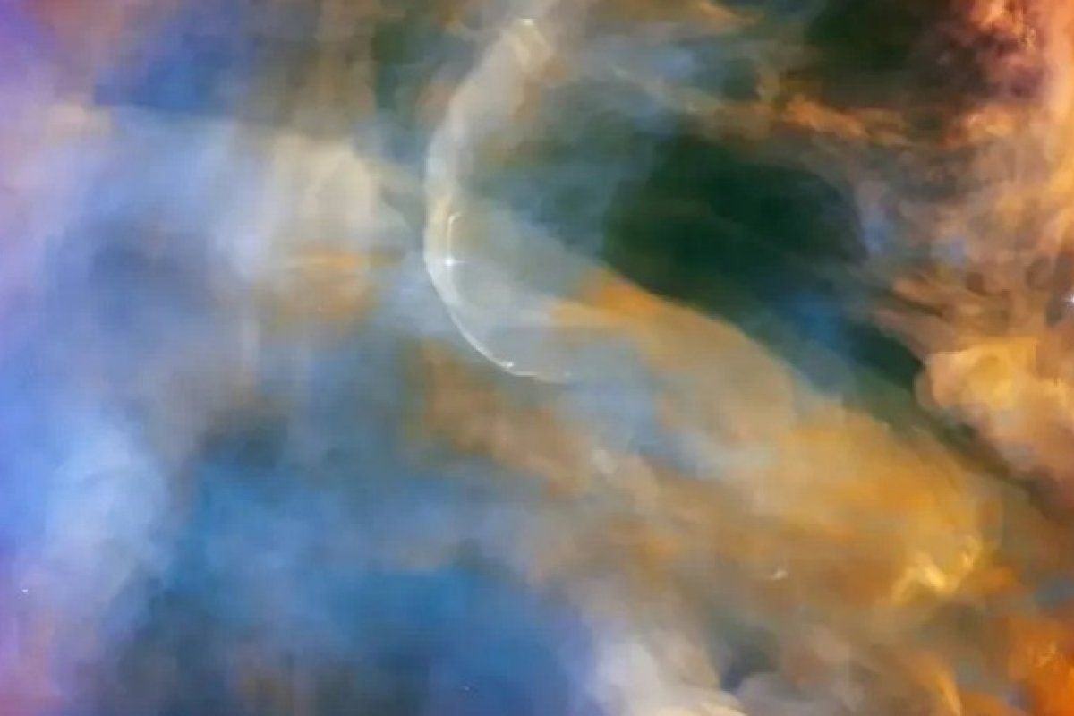 Telescópio Hubble fotografa 'nuvens celestiais' na Nebulosa de Órion