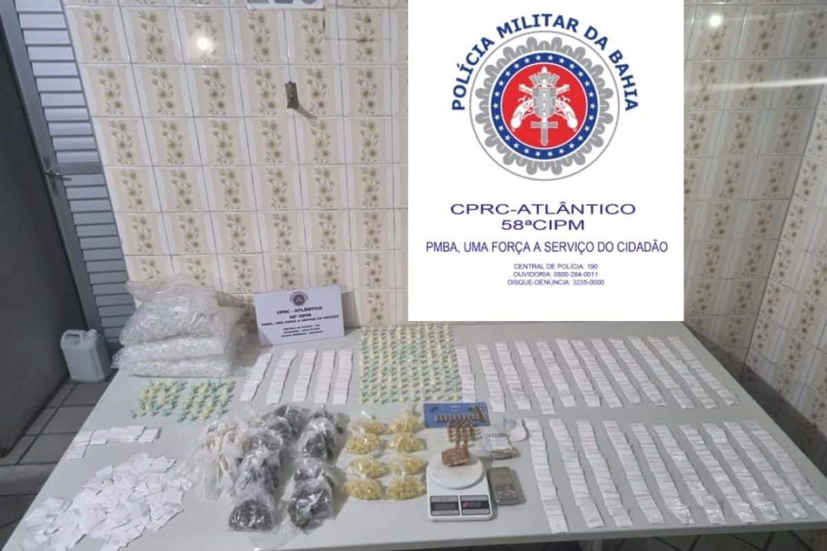 Polícia apreende duas mil porções de drogas enterradas na Baixa do Tubo, em Salvador