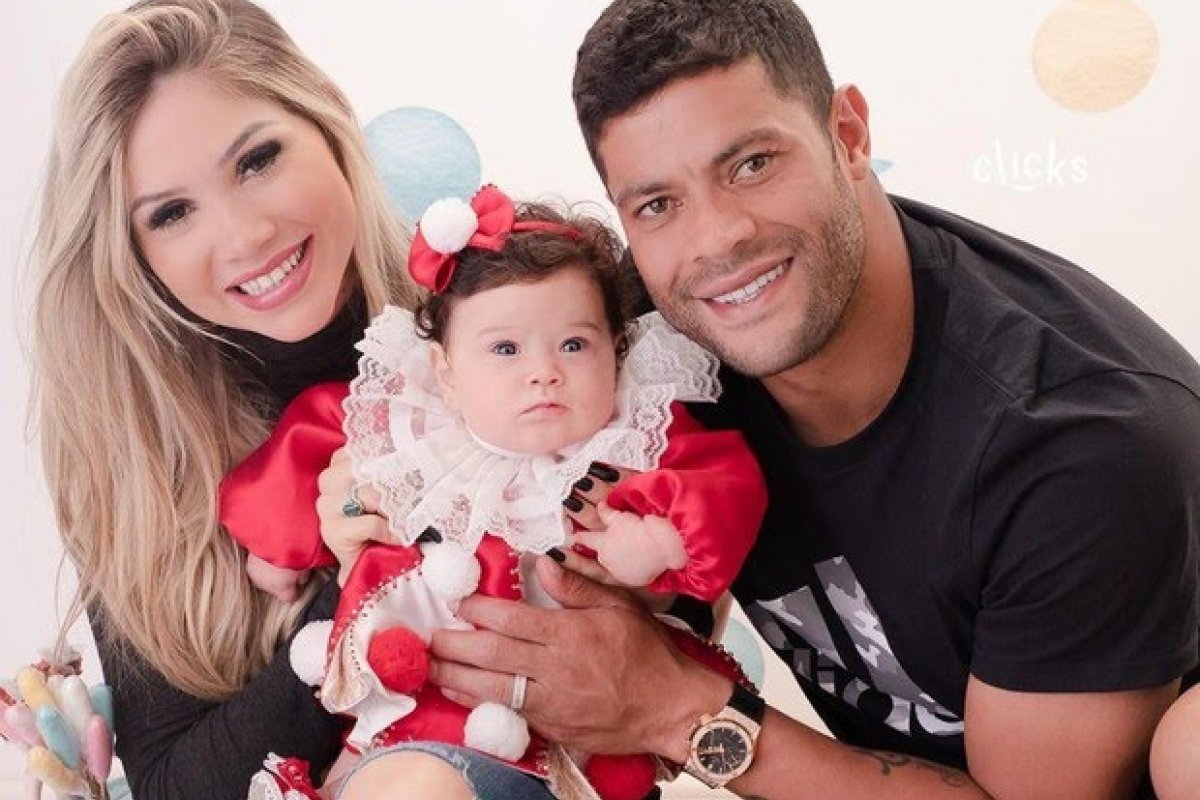Hulk Paraíba celebra quatro meses da filha caçula!