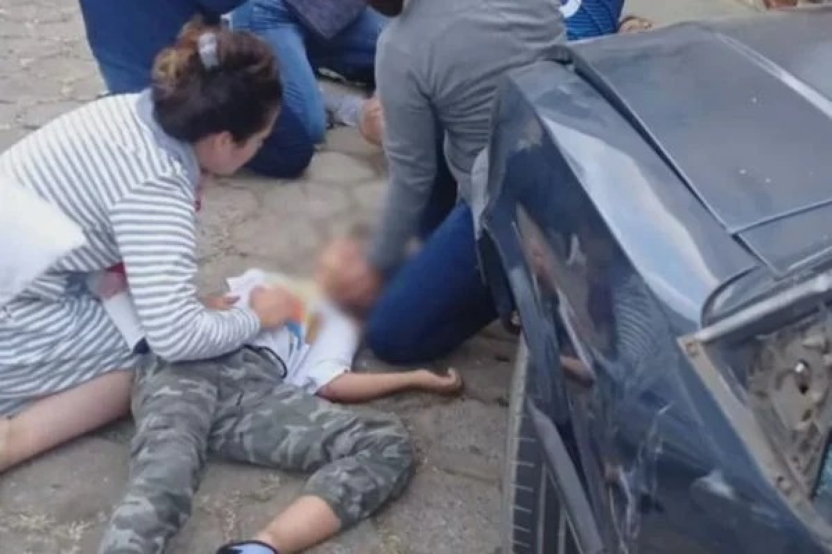 Cinco crianças são atropeladas por condutor embriagado e sem habilitação