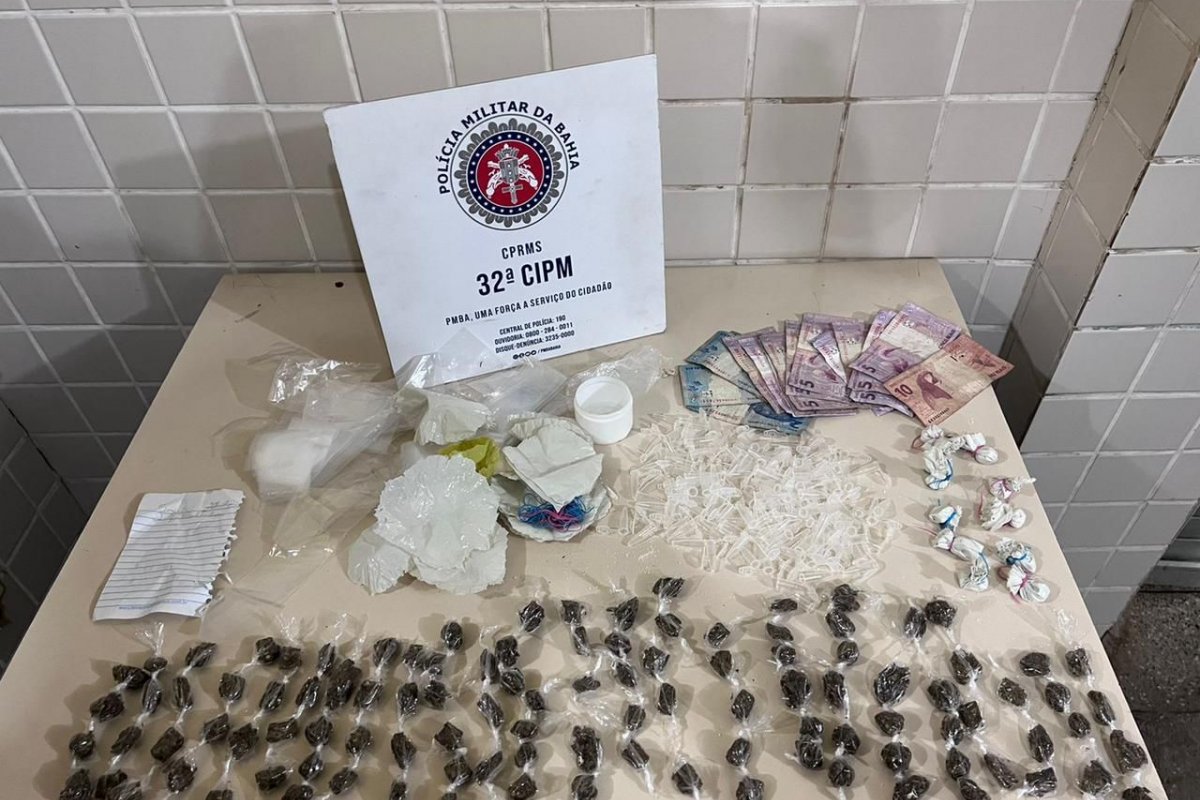 Polícia Militar prende homem em flagrante por tráfico em Pojuca (BA)