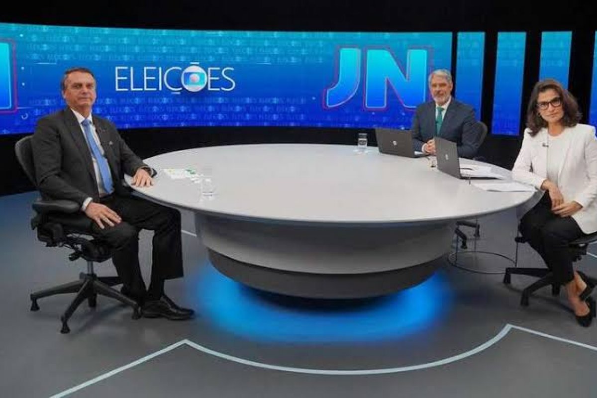 TV Globo é sintonizada em 10 milhões de lares durante a sabatina com Bolsonaro! 