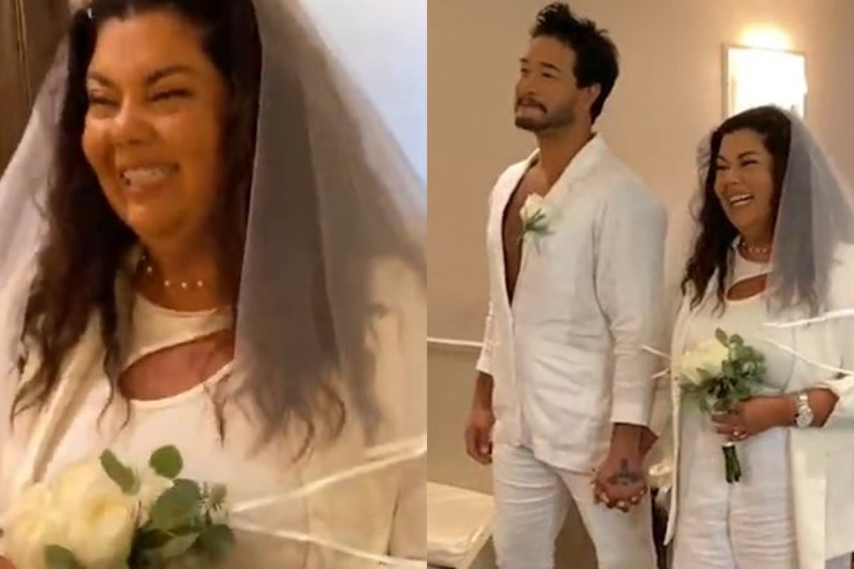 Veja vídeo! Atriz Fabiana Karla se casa em Las Vegas!