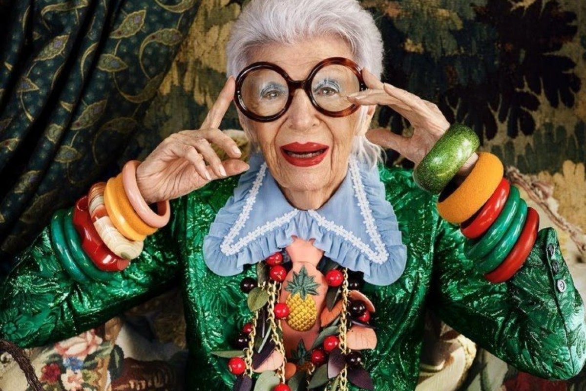 Iris Apfel faz 101 anos: um ícone de estilo atemporal!