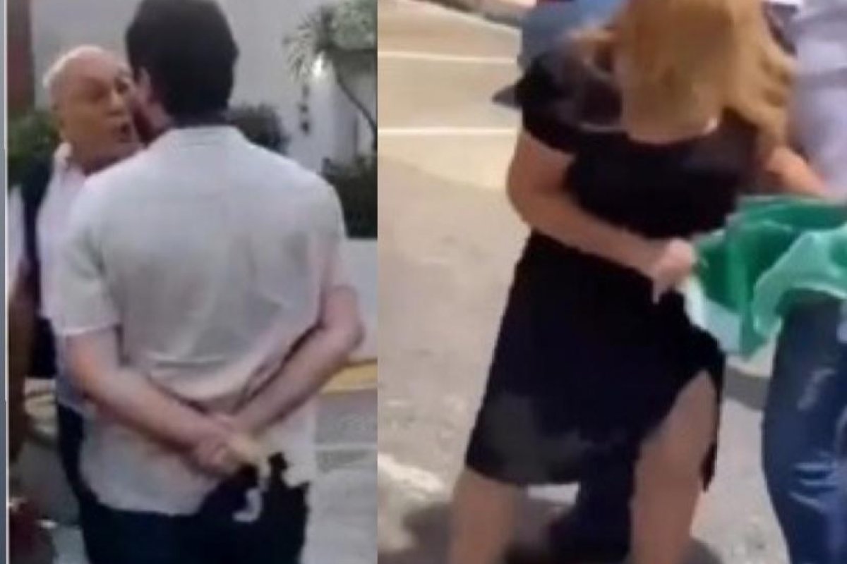 Video: tesoureiro de Lula xinga idoso que gritava 'ladrão' em Manaus