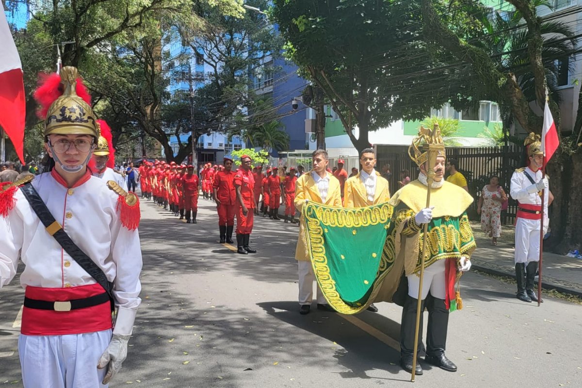 Veja: imagens do desfile em comemoração ao 7 de setembro em Salvador
