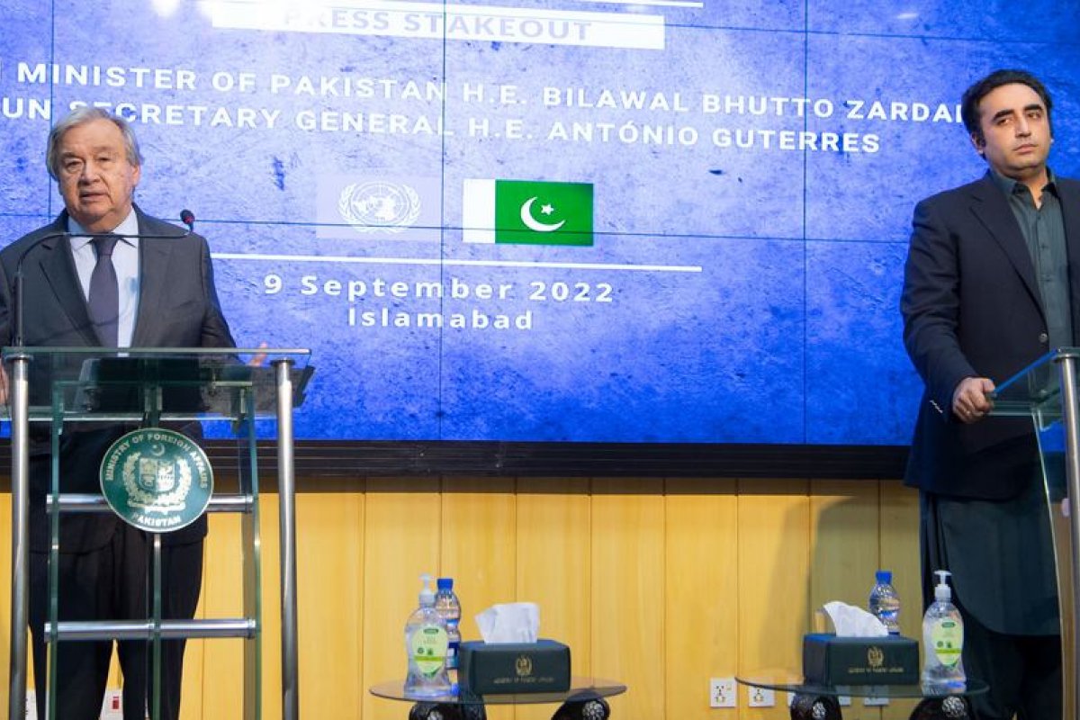 Secretário-geral da ONU pede ajuda ao mundo após inundações no Paquistão