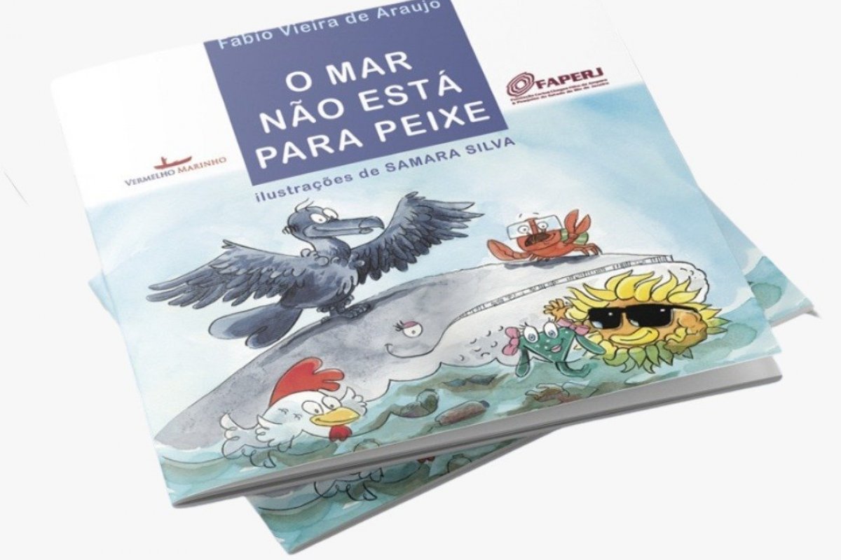 Livro infantil conscientiza crianças sobre a poluição dos mares!