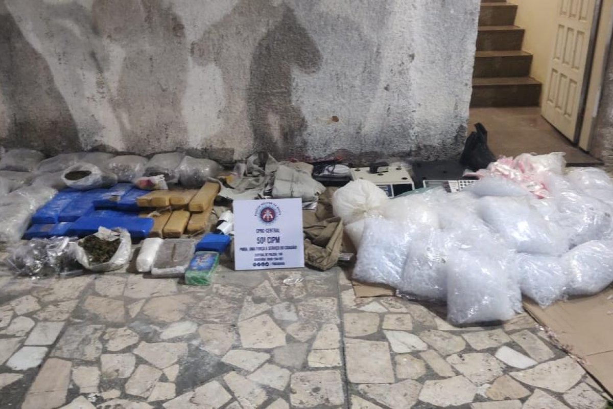 35 tabletes de drogas são apreendidos em São Rafael