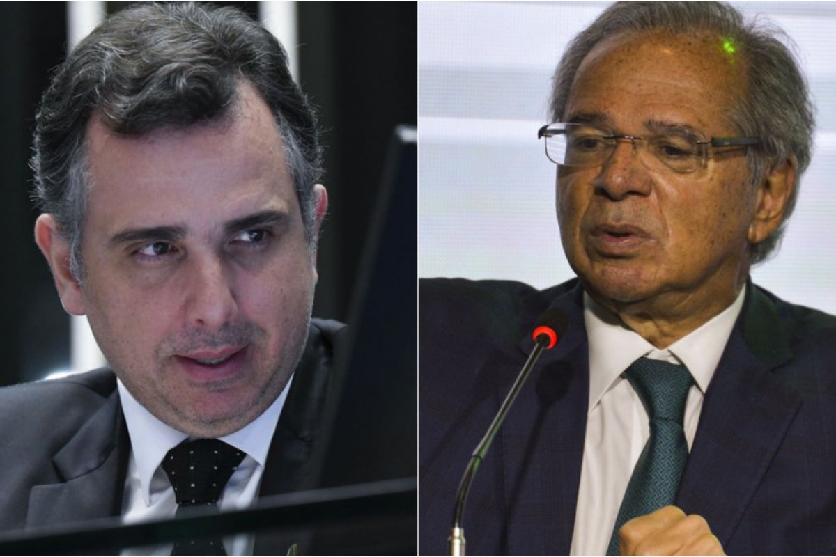 Rodrigo Pacheco e Paulo Guedes se reúnem em busca de verba para viabilizar piso da enfermagem