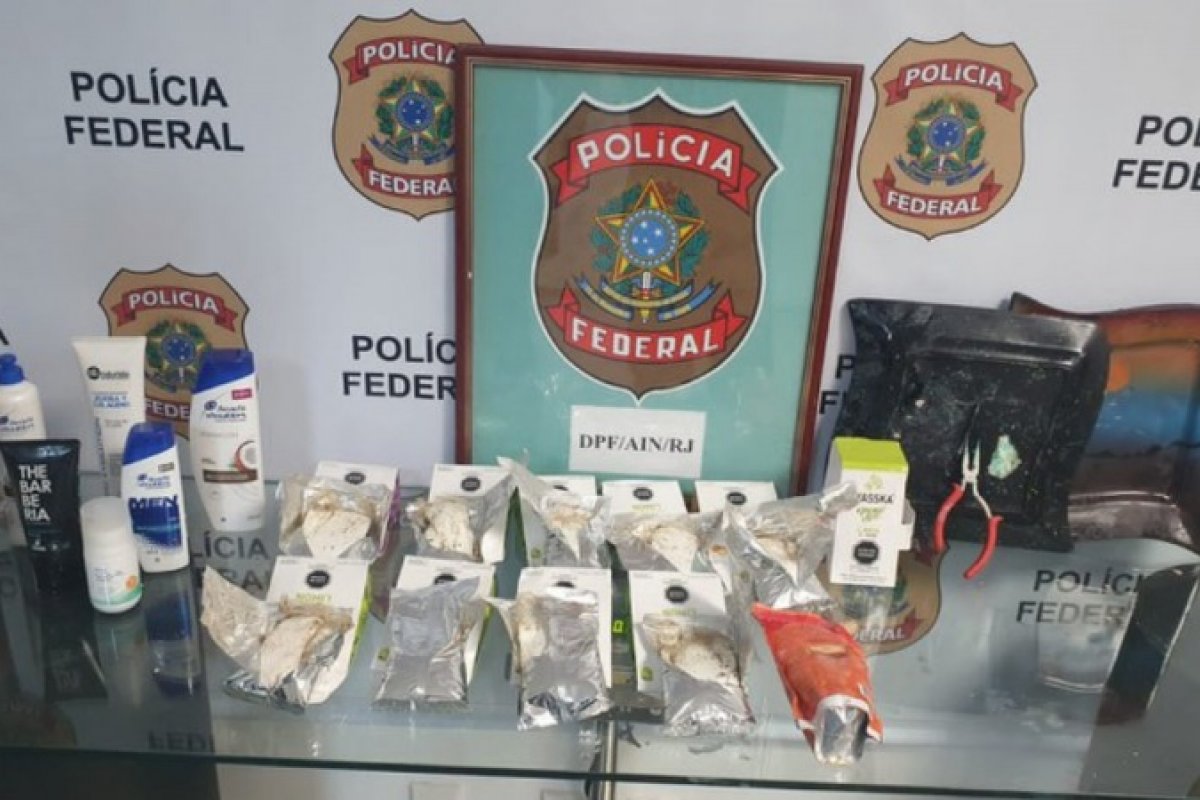 PF prende suíço de 70 anos com cocaína no Aeroporto do Galeão
