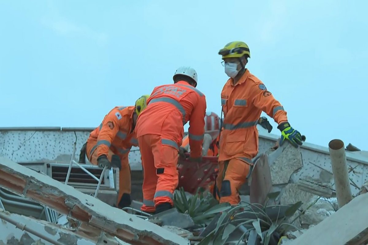 Prédio desaba em BH e deixa uma vítima fatal