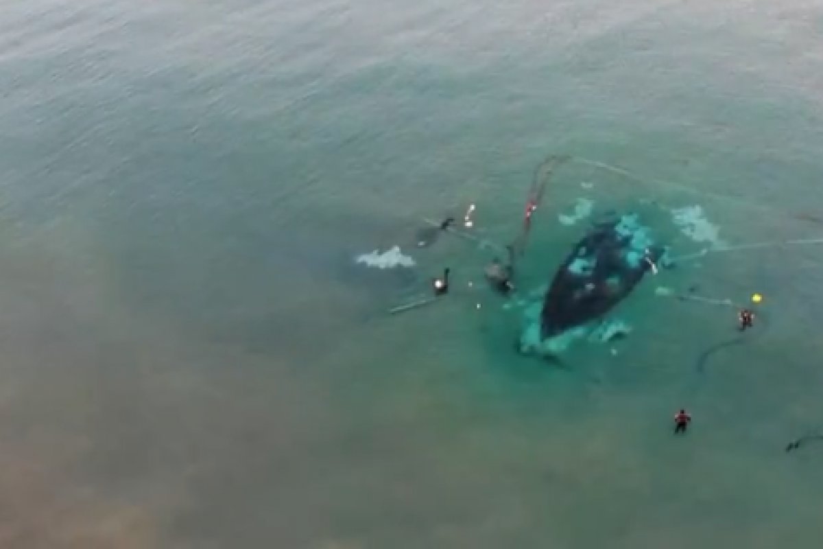 Navio naufragado há 1200 anos é encontrado por acaso por mergulhadores em Israel