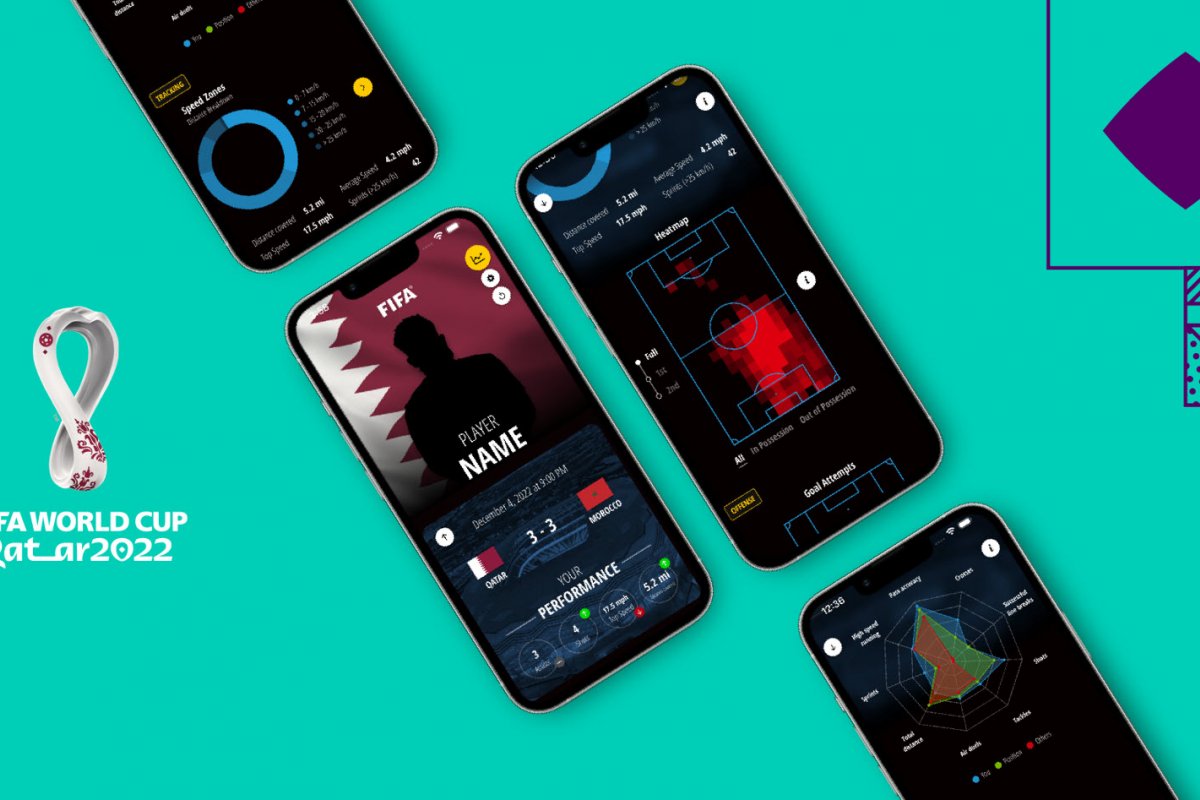 Jogadores terão acesso aos desempenhos por aplicativo durante a Copa do Mundo