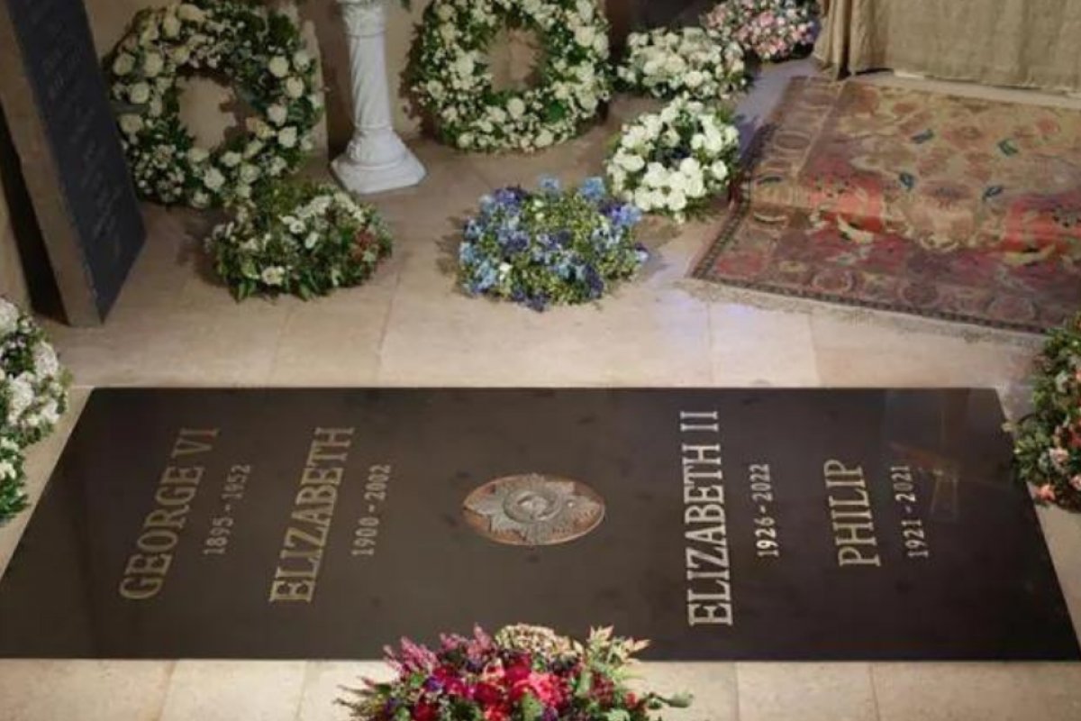 Palácio de Buckingham revela fotografia do local de descanso final da rainha Elizabeth II