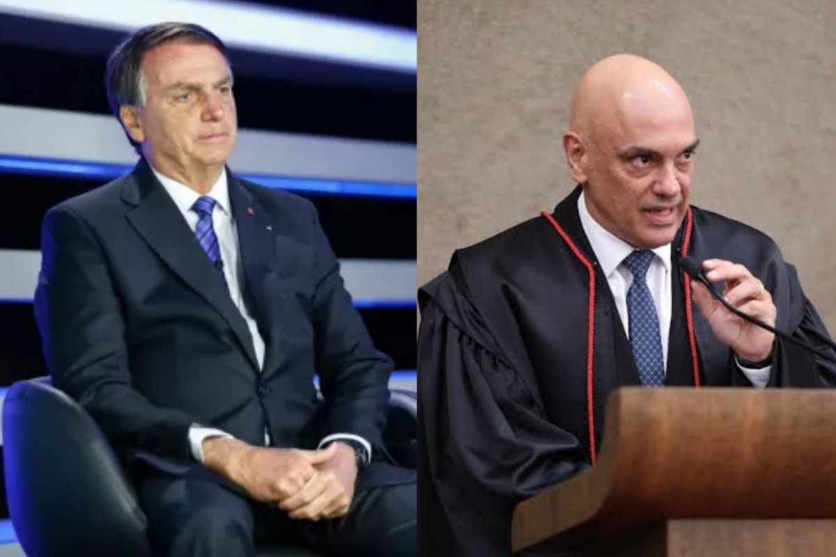 “Vai dar uma canetada e me prender?", diz Bolsonaro a Alexandre de Moraes em live
