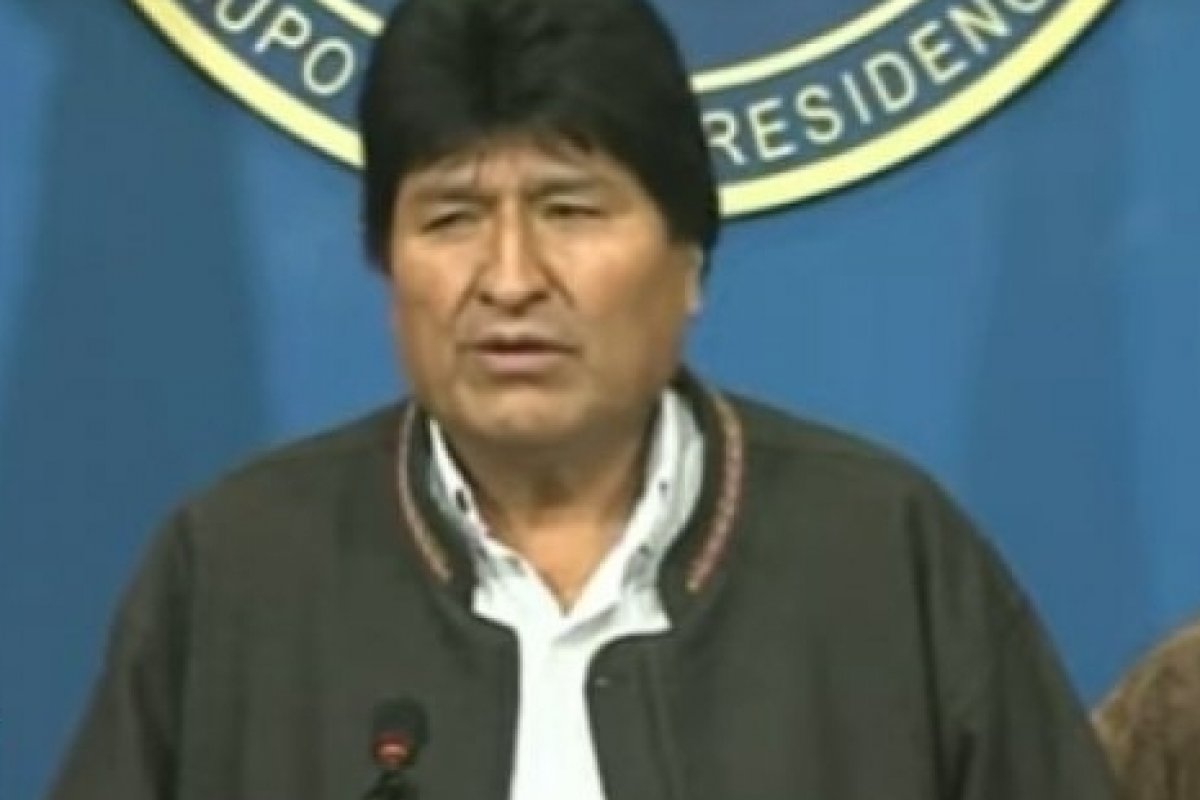 Morales acusa de OEA de servir ao "império dos Estados Unidos"