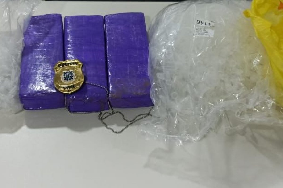 Três quilos de maconha são apreendidos em Camaçari