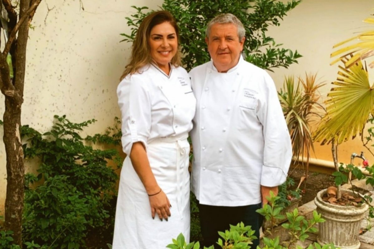 Chef realiza curso disputado na Escola Laurent Suaudeau e jantar com Claude Troigrois