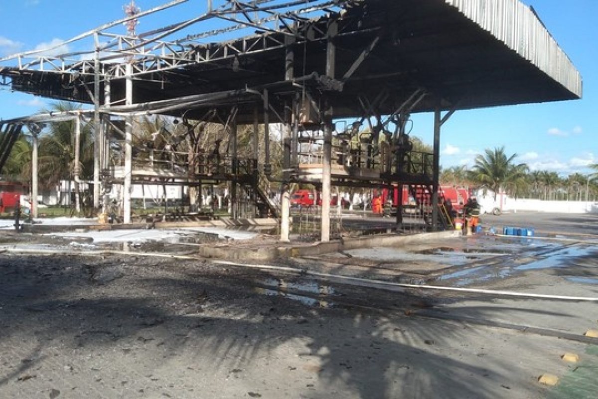 Incêndio em distribuidora de combustível deixa três feridos em Feira de Santana
