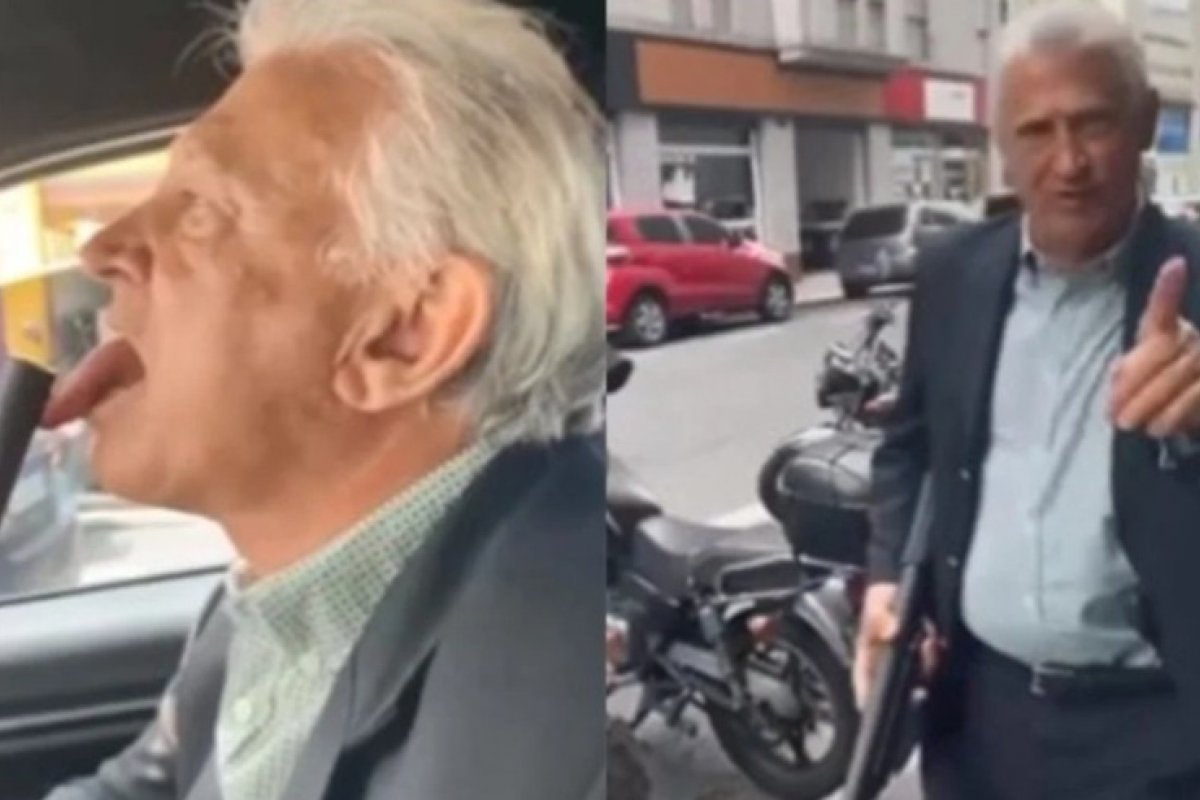 Apoiador de Bolsonaro que lambeu cano de arma é investigado pela polícia em SP