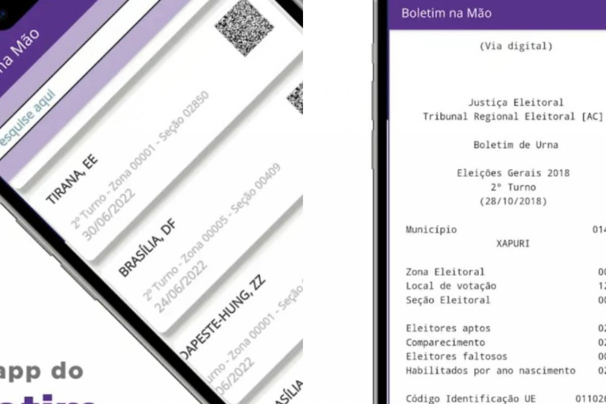 Justiça Eleitoral lança aplicativo para acompanhar apuração de votos em tempo real