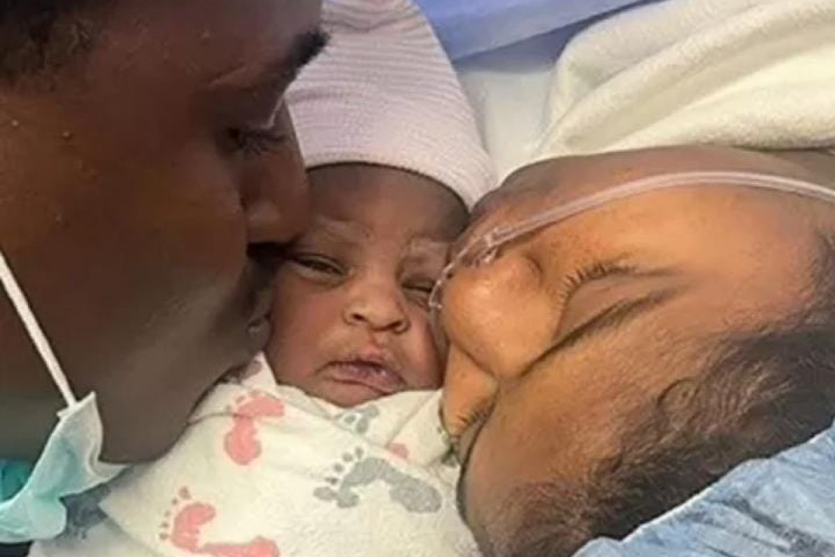 Mulher em trabalho de parto enfrenta furacão para dar à luz em hospital