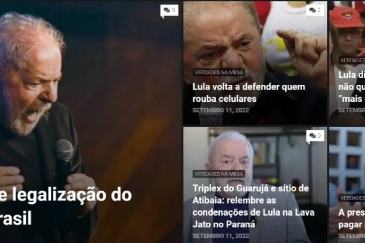 PT tem pedido negado pelo TSE para retirar canal que associa Lula ao PCC