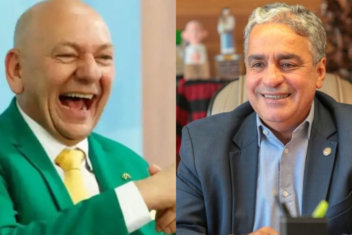 Luciano Hang e o deputado André Ceciliano (PT) recebem Ordem do Mérito Aeronáutico