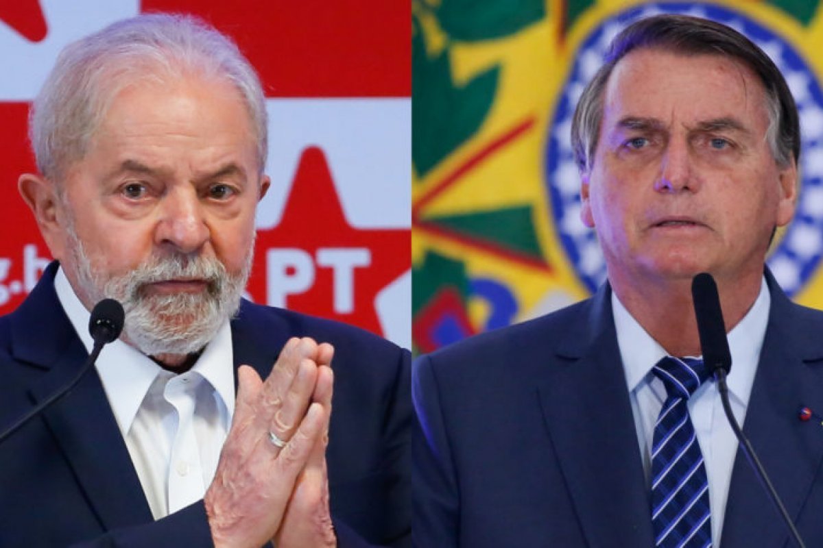 Lula aparece com 52% das intenções de voto e Bolsonaro com 48%, segundo pesquisa PoderData