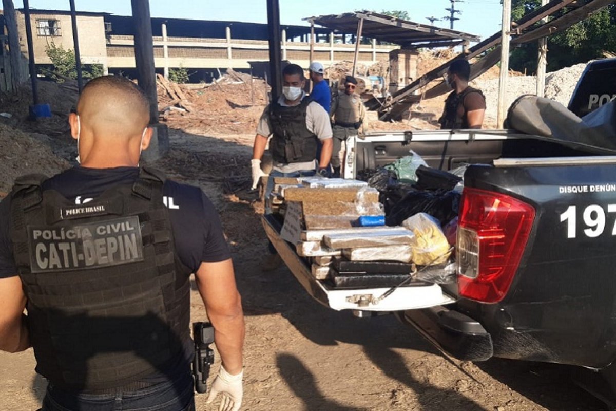 Vídeo: mais de 100 quilos de entorpecentes são destruídos em Teixeira de Freitas