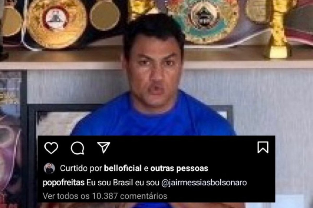 Popó declara apoio a Bolsonaro!