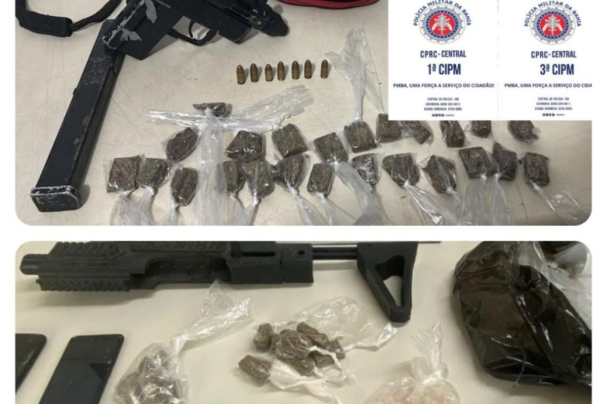 PM localiza homem apontado como chefe do tráfico de drogas no bairro de Pernambués, em Salvador