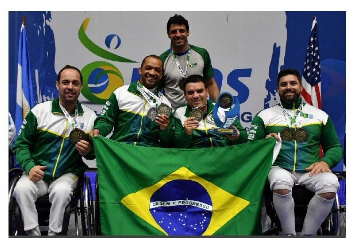 Mais três ouros para o Brasil no Campeonato Regional das Américas de Paraesgrima!