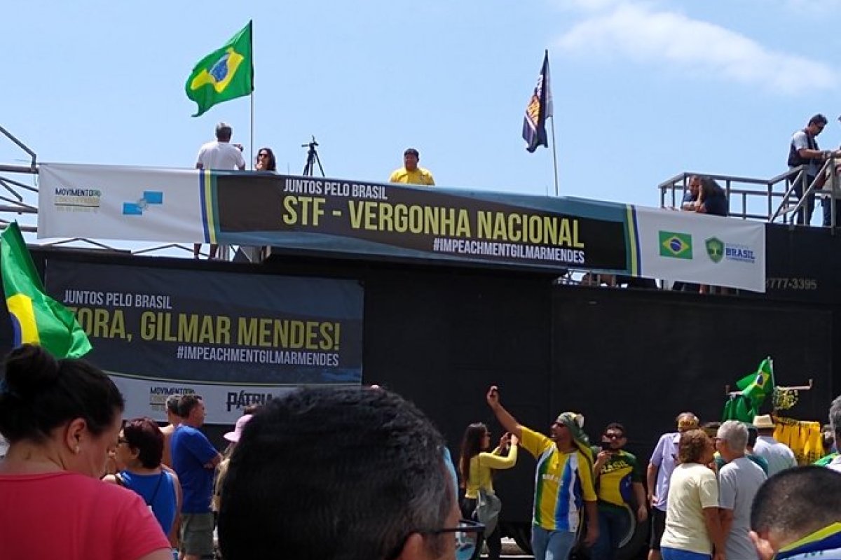 Protestos pelo impeachment de Gilmar Mendes ocupam ruas pelo Brasil