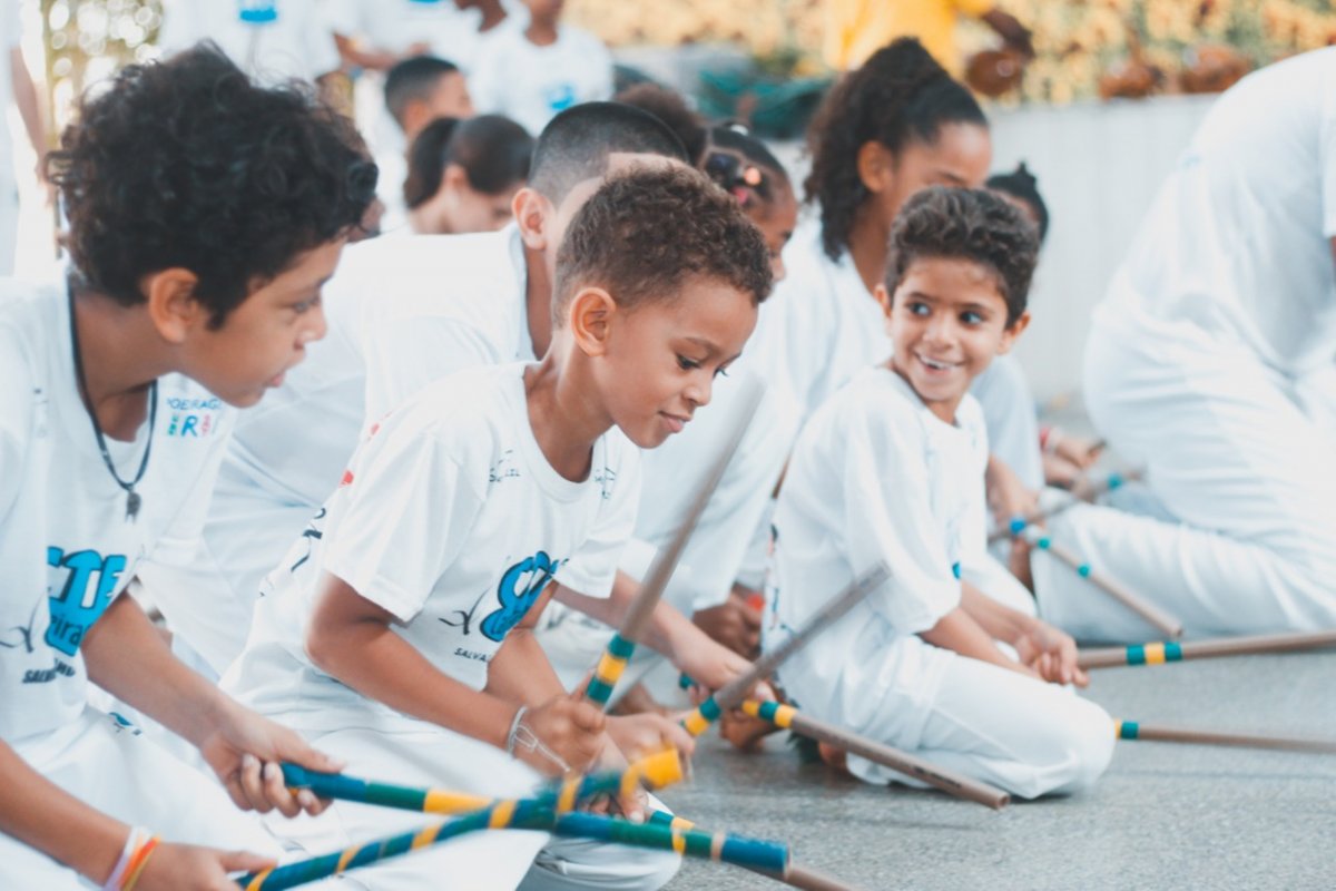100 vagas de capoeira são ofertadas gratuitamente para crianças e adolescentes