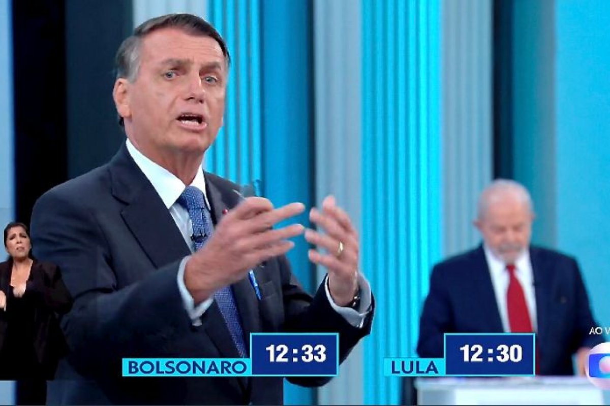 “Quase todas as queixas estão ao seu favor. O TSE toma conta de tudo”, diz Bolsonaro em debate