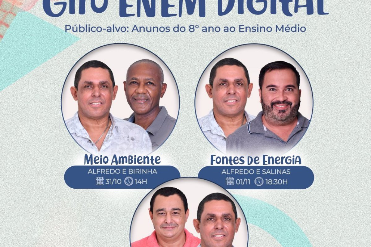 Colégio de Salvador promove revisão virtual do Enem aberta ao público! 