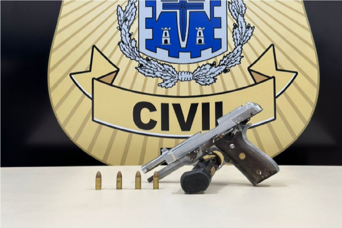 Arma que pode ter sido usada em homicídio do investigador é apreendida pela polícia em Salvador