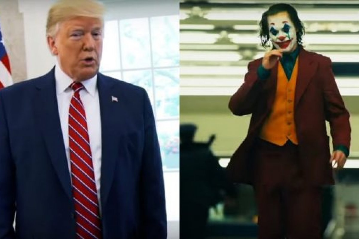 Donal Trump promoveu sessão de Coringa na Casa Branca