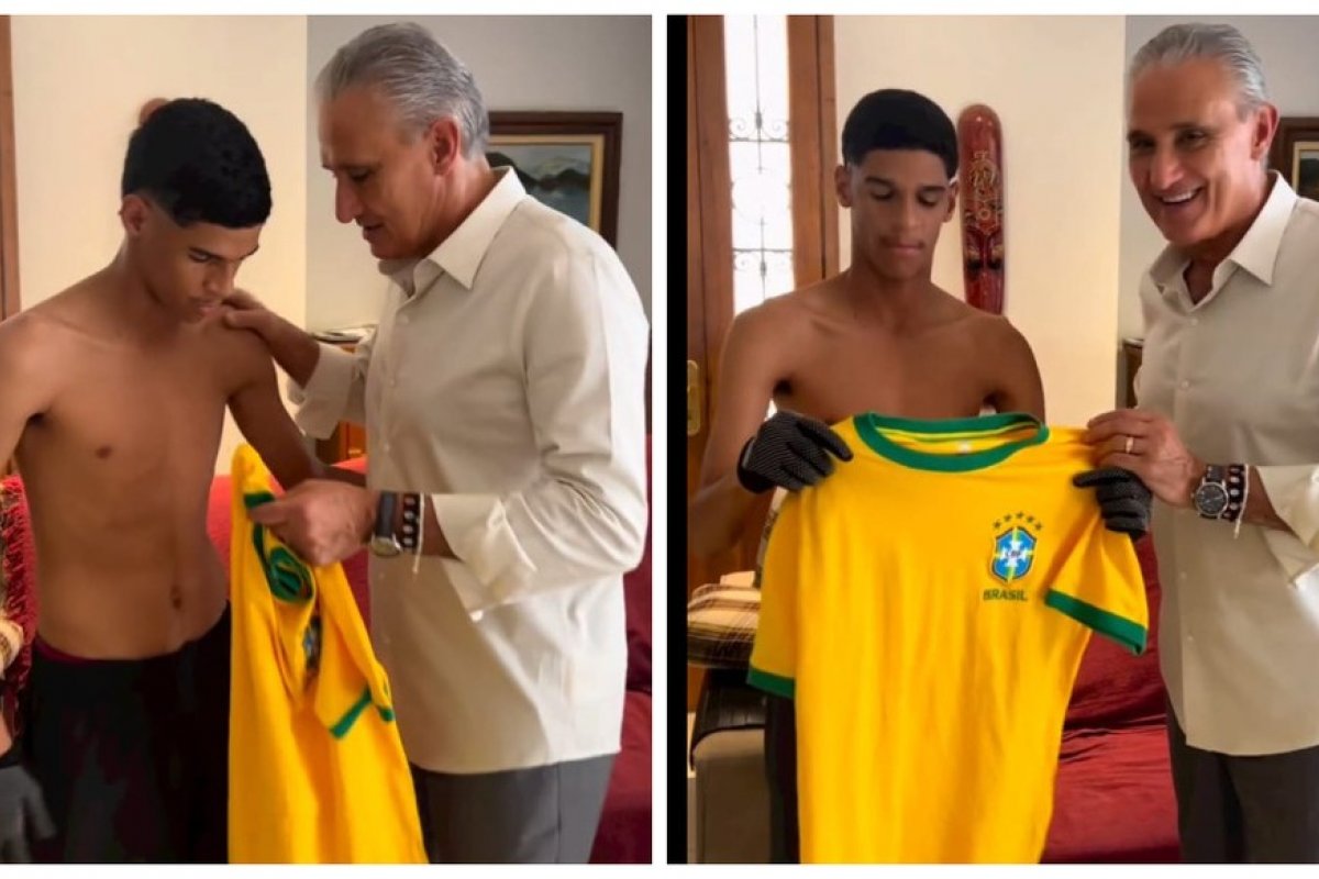 Vídeo: Tite brinca e anuncia Luva de Pedreiro como primeiro 'convocado' da Seleção brasileira para Copa do Mundo