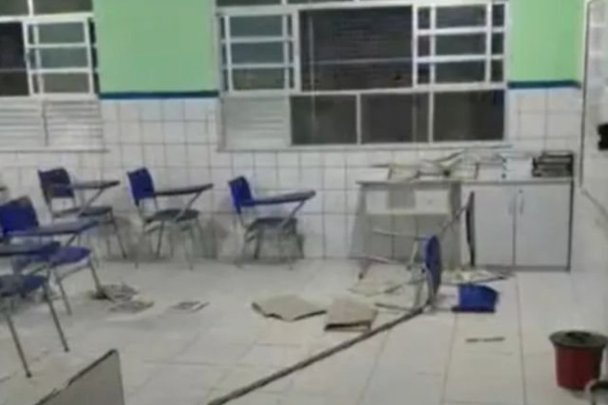 Escola na Bahia tem aula suspensa após ser alvo de vândalos pela 2ª vez em três dias