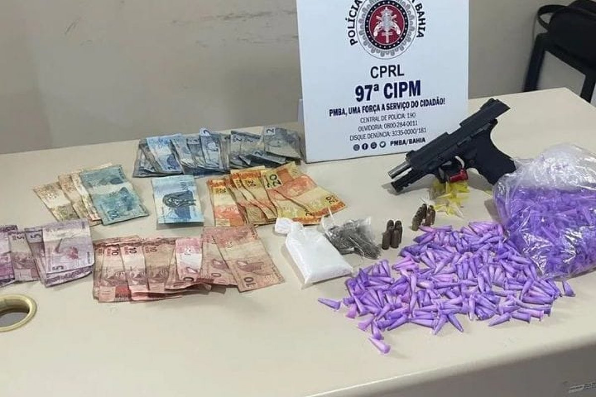 Homem é preso com drogas e armas em Água Fria (BA)