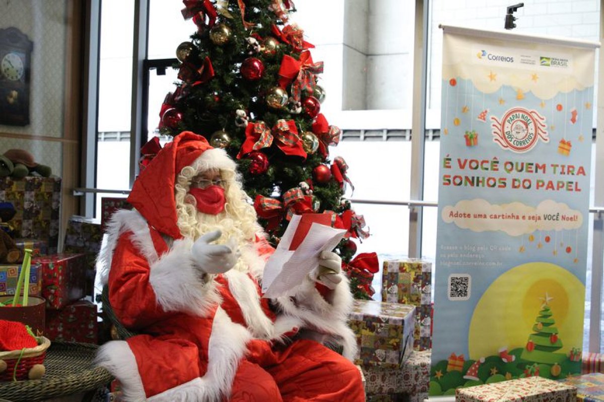 Campanha Papai Noel dos Correios inicia em todo o Brasil e vai até dezembro