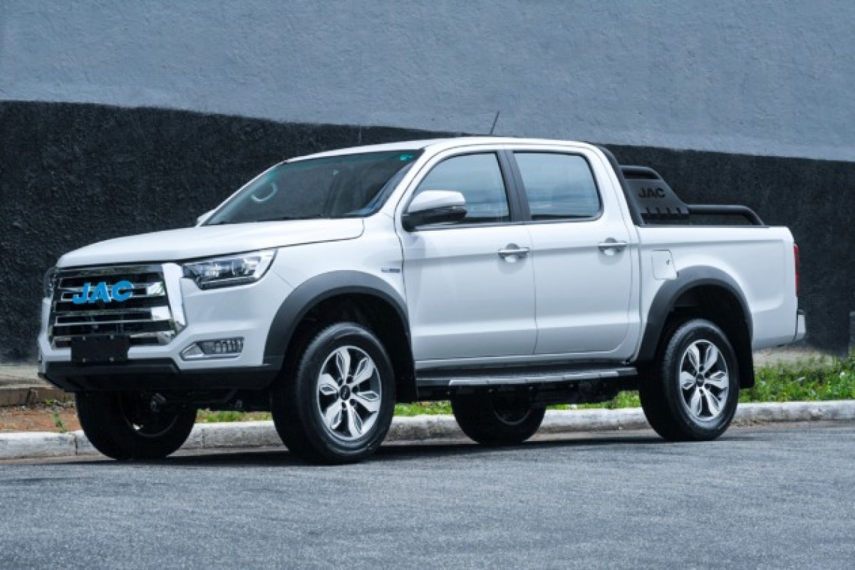 Jac motors lança pick-up elétrica E-JP8